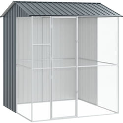 Vidaxl - Aviary pour oiseaux Anthracite 215x210x247 cm en acier