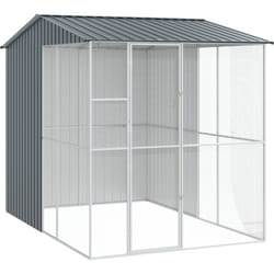 Aviary pour Oiseaux Anthracite 215x310x247 cm Acier vidaXL