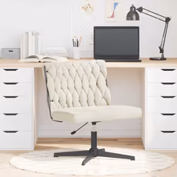 Cette chaise de bureau pivotante tendance est une combinaison parfaite d'élégance et de confort, avec un design minimaliste.  ...
