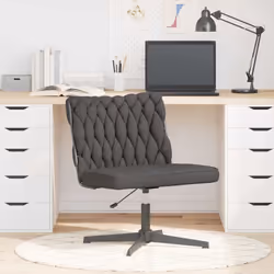 Cette chaise de bureau pivotante tendance est une combinaison parfaite d'élégance et de confort, avec un design minimaliste. ...