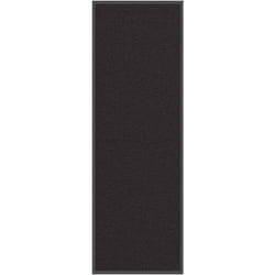Vidaxl - Paillasson noir 60x180 cm