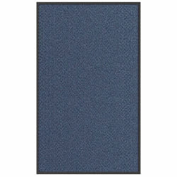 vidaXL Paillasson Bleu - 90x150 cm