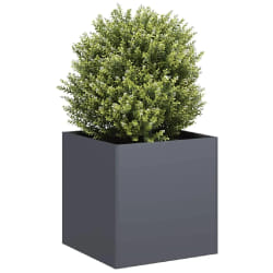 vidaXL Jardinière Anthracite 40x40x40 cm