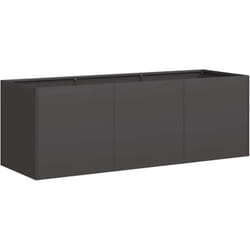 Vidaxl - Jardinière noir 120x40x40 cm acier laminé à froid