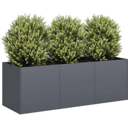 vidaXL Jardinière anthracite 120x40x40 cm acier laminé à froid