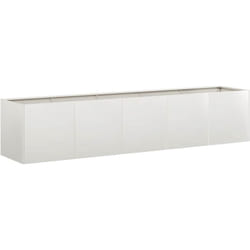 Vidaxl - Jardinière 200x40x40 cm acier inoxydable