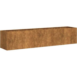 Vidaxl - Jardinière rouillé 200x40x40 cm acier inoxydable
