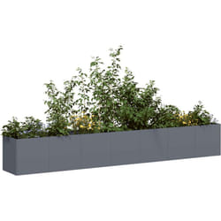 Vidaxl - Jardinière anthracite 280x40x40 cm acier laminé à froid