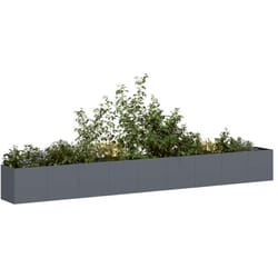 Vidaxl - Jardinière anthracite 360x40x40 cm acier laminé à froid