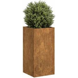 Vidaxl - Jardinière rouillé 40x40x80 cm acier inoxydable