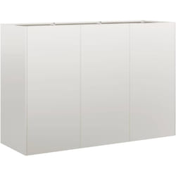 Jardinière 120x40x80 Cm Acier Inoxydable Vidaxl