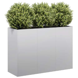 vidaXL Jardinière Acier galvanisé 120x40x80 cm