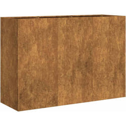 Vidaxl - Jardinière rouillé 120x40x80 cm acier inoxydable
