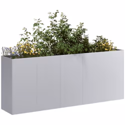 Améliorez vos espaces extérieurs avec cette élégante jardinière, parfaite pour les jardins, les balcons et les patios. Matéri ...