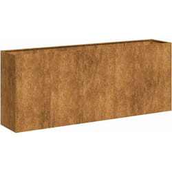 Vidaxl - Jardinière rouillé 200x40x80 cm acier inoxydable
