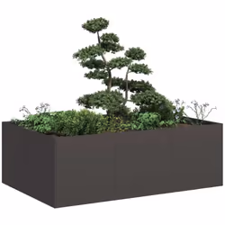 Améliorez vos espaces extérieurs avec cette élégante jardinière, parfaite pour les jardins, les balcons et les patios. Matéri ...