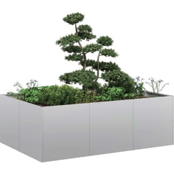 Vidaxl - Jardinière 120x80x40 cm acier galvanisé