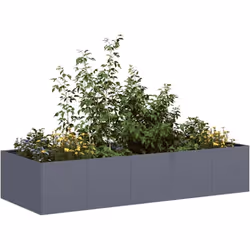 Améliorez vos espaces extérieurs avec cette élégante jardinière, parfaite pour les jardins, les balcons et les patios. Matéri ...