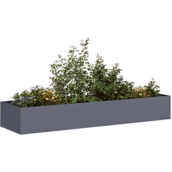 Améliorez vos espaces extérieurs avec cette élégante jardinière, parfaite pour les jardins, les balcons et les patios. Matéri ...