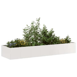 vidaXL 280x80x40 cm acier inoxydable