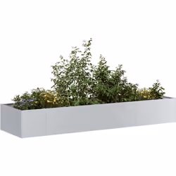 Améliorez vos espaces extérieurs avec cette élégante jardinière, parfaite pour les jardins, les balcons et les patios. Matéri ...