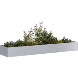 Améliorez vos espaces extérieurs avec cette élégante jardinière, parfaite pour les jardins, les balcons et les patios. Matéri ...