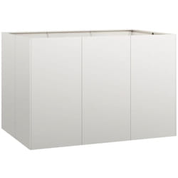 Vidaxl - Jardinière 120x80x80 cm acier inoxydable