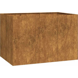 Vidaxl - Jardinière rouillé 120x80x80 cm acier inoxydable