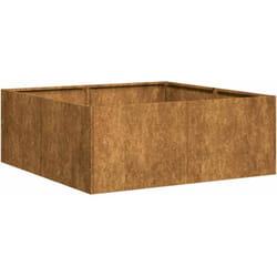 Vidaxl - Jardinière rouillé 80x80x30 cm acier inoxydable