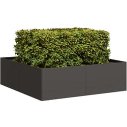 Vidaxl - Jardinière noir 100x100x30 cm acier