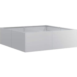 Vidaxl - Jardinière 100x100x30 cm acier galvanisé