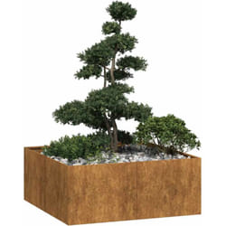 Vidaxl - Jardinière rouillé 100x100x40 cm acier inoxydable