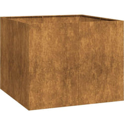 Vidaxl - Jardinière rouillé 100x100x80 cm acier inoxydable