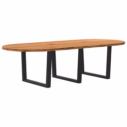 VidaXL 3328213, Forme ovale, Noir, 1000 mm, 720 mm, 733 mm, 57 kg
