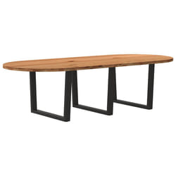 VidaXL 3328213 table de cuisine et de salle à manger Forme ovale