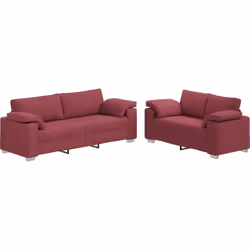 Ce canapé est une vraie perle pour les espaces modernes, combinant à merveille confort et style. Son tissu rouge vin vibrant  ...