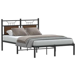 Cadre De Lit Sans Matelas Chêne Marron 120x190 Cm Vidaxl