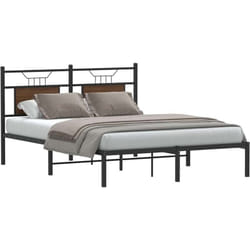 Cadre De Lit Sans Matelas Chêne Marron 140x200 Cm Vidaxl