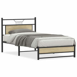Cadre De Lit Sans Matelas Chêne Sonoma 100x190 Cm Vidaxl