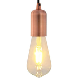 Vidaxl - Douilles de lampe 2 pcs bronze rouge E27