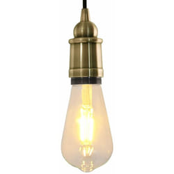 Vidaxl - Douilles de lampe 2 pcs bronze E27