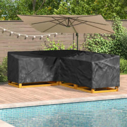 vidaXL Housse pour mobilier d'extérieur 250 x 180 x 80 cm