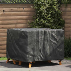 vidaXL Housse pour mobilier d'extérieur Noir 113 x 113 x 73 cm 420D