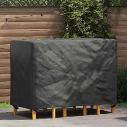 vidaXL Housse pour mobilier d'extérieur Noir 140 x 70 x 90 cm 420D