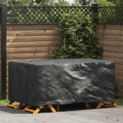 vidaXL Housse pour mobilier d'extérieur Noir 172 x 113 x 73 cm 210D