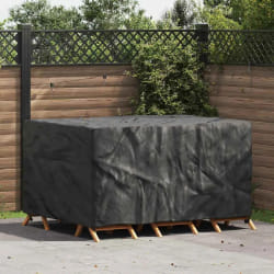 vidaXL Housse pour mobilier d'extérieur Noir 180 x 140 x 90 cm 600D