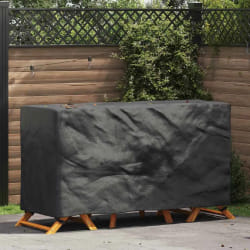 vidaXL Housse pour mobilier d'extérieur Noir 180 x 70 x 90 cm 420D
