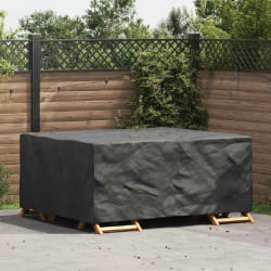vidaXL Housse pour mobilier d'extérieur Noir 200 x 165 x 80 cm 420D
