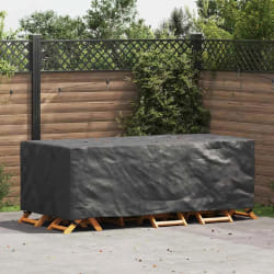 vidaXL Housse pour mobilier d'extérieur Noir 229 x 113 x 73 cm 210D