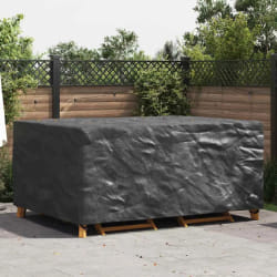 vidaXL Housse pour mobilier d'extérieur Noir 240 x 160 x 100 cm 210D